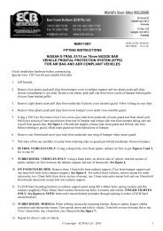 NBN110SY FITTING INSTRUCTIONS NISSAN X-TRAIL 01/10 on . 