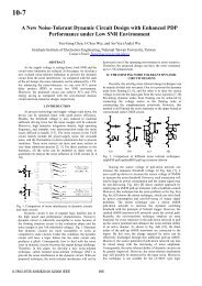 A New Noise-Tolerant Dynamic Circuit Design with Enhanced PDP ...