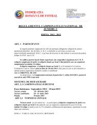 Regulament Juniori C - FRF-AJF.ro