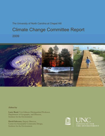 Climate Change Committee Report - Institute for the Environment at ...