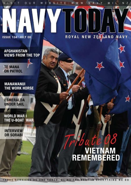 Navy Today July 08 | Issue 134 - Royal New Zealand Navy