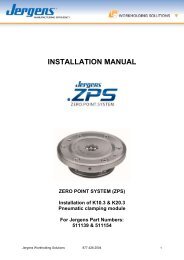 INSTALLATION MANUAL - Jergens Inc.