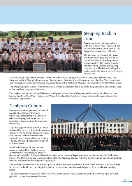 KWS MAGAZINE May - Kinross Wolaroi School