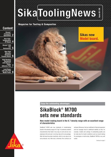 SikaBlock® M700 sets new standards - John Burn