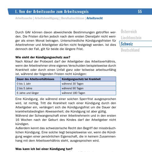 Arbeitssuche | Arbeitsbewilligung | Berufsabschlüsse | Arbeitsrecht