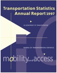 Transportation Statistics Annual Report1997 - BTS - U.S. ...