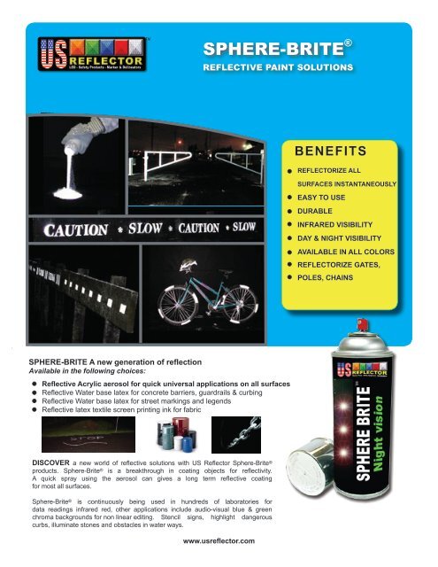 White Reflective Paint | high-visibility, reflective, paint solution,  outdoor use (4 oz)