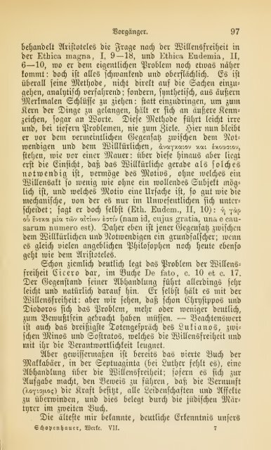 Arthur Schopenhauers sämtliche Werke - Joseph Kenny, O.P.