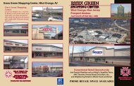 ESSEX GREEN shopping Center West Orange ... - Welco Realty, Inc