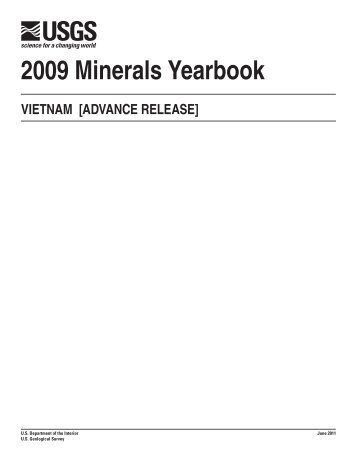 US. Geological Survey 2009 Minerals Year Book: A ... - Masan Group