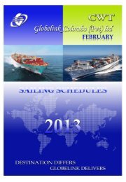 CWT Sailing Schedules Web Uploads FEBRUARY ... - CWT Globelink