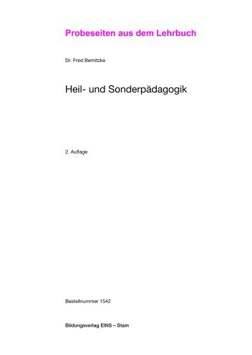 Heil- und Sonderpädagogik