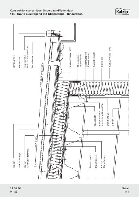 Konstruktionsvorschläge - Kalzip