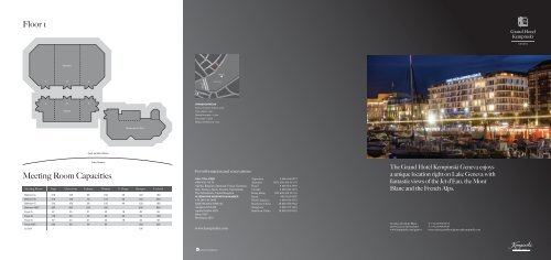 to download our meeting fact sheet - Kempinski Hotels