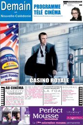 PROGRAMME TÃLÃ CINÃMA CASINO ROYALE