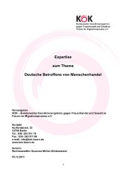 Expertise zum Thema Deutsche Betroffene von ... - KOK