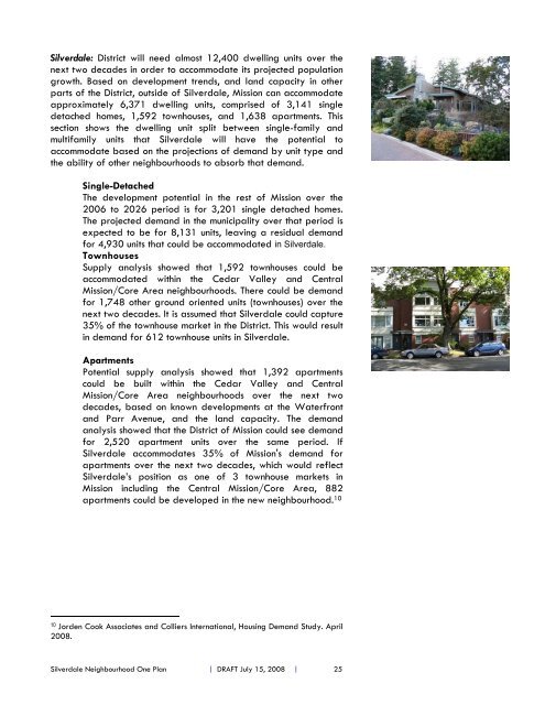 SILVERDALE NEIGHBOURHOOD ONE PLAN - District of Mission