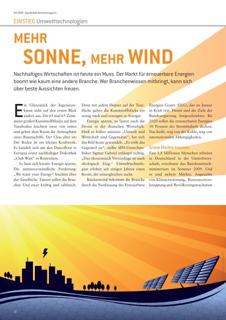 Ausgabe 4/2009 - Staufenbiel Karrieremagazin