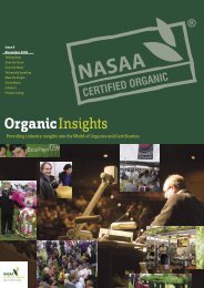 Organic Insights Issue 6.indd - NASAA