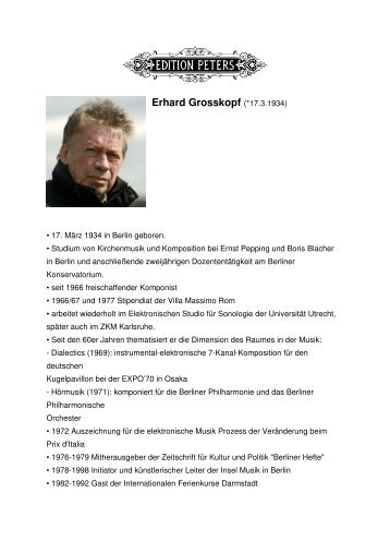 Erhard Grosskopf (*17.3.1934)