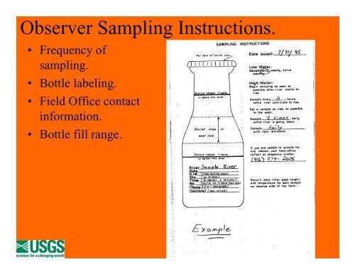 SEDIMENT DATA- COLLECTION TECHNIQUES