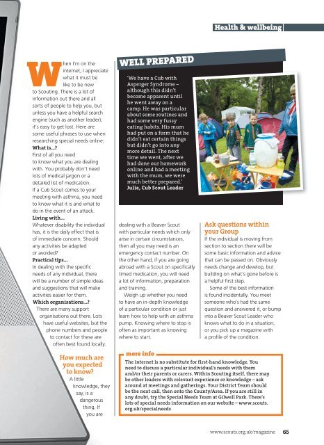 Scouting Magazine - The Scout Association