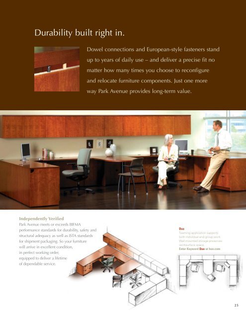 HON Park Ave Brochure - Keller Office