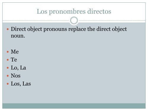 Other Pronouns