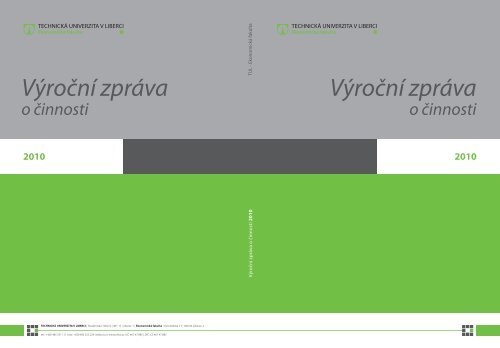 VÃ½roÄnÃ­ zprÃ¡va o Äinnosti EF TUL za rok 2010 - Fakulta hospodÃ¡ÅskÃ¡