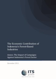 The Economic Contribution of Indonesia's Forest-Based ... - ITS Global
