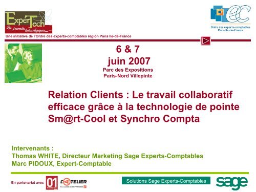 Synchro Compta - Ordre des experts-comptables de Paris Ile-de ...