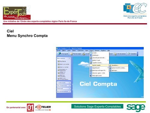 Synchro Compta - Ordre des experts-comptables de Paris Ile-de ...