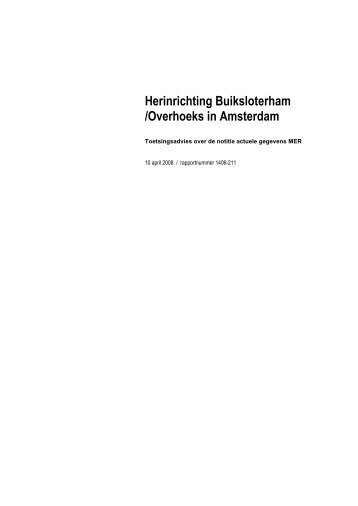 Herinrichting Buiksloterham /Overhoeks in Amsterdam