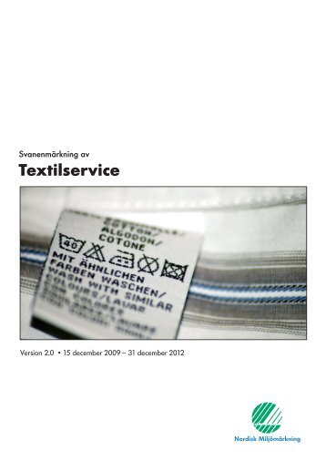 Textilservice - Svanen