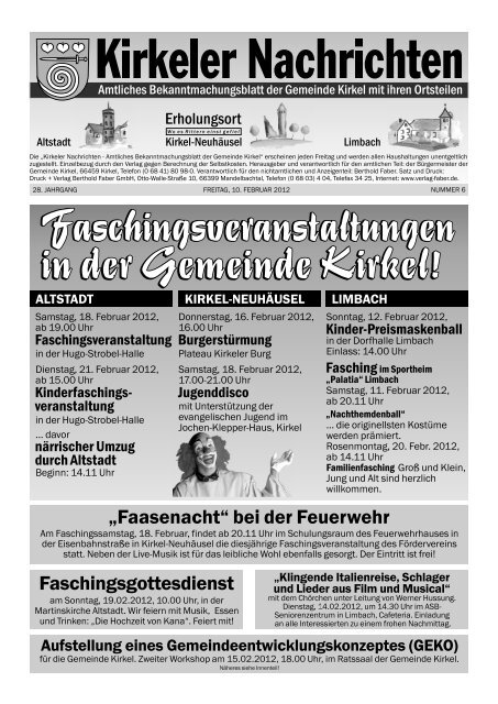 Aschermittwoch: Heringsessen Faschings - Gemeinde Kirkel