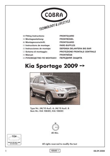 Kia Sportage - Cobra-SOR