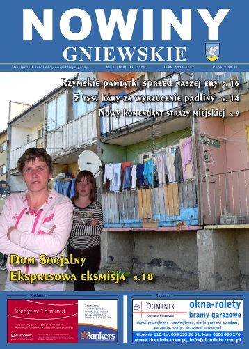 Nowiny Gniewskie Maj 2009 - biblioteka.gniew.wbpg.org.pl