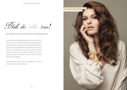 JANINA DELIA SCHMIDT - IDEAL! Interview Magazin