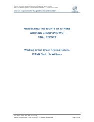 PRO WG Report - GNSO - icann
