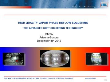 Vapor Phase Reflow Soldering Process - SMTA