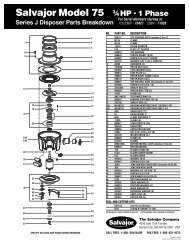 Disposers - All Models (1 MB) - Salvajor