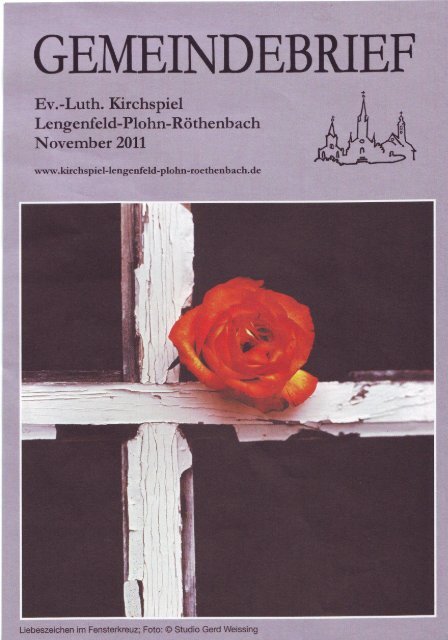 Im Schatten des Todes blüht das Leben - Kirchspiel Lengenfeld ...