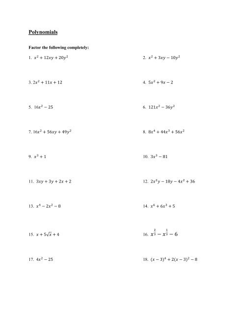 AP Calculus Summer Assignment, 2013-14 (pdf) - Cresskill Public ...