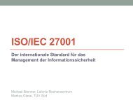 ISO/IEC 27001 - Der internationale Standard für das ... - MNM Team