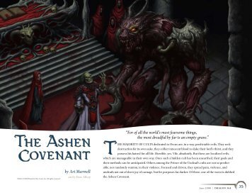 The Ashen Covenant - Wizards of the Coast