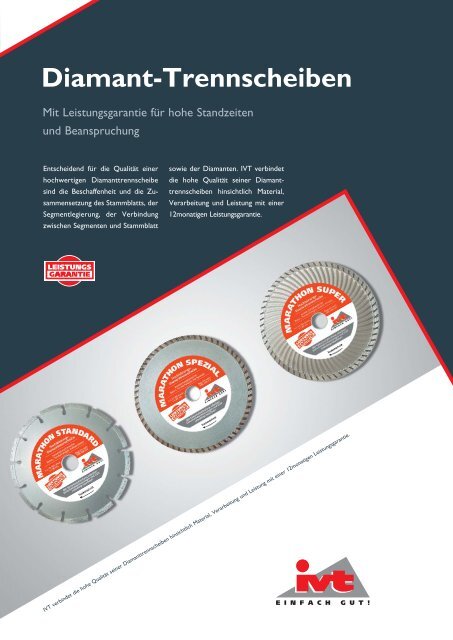 Diamant-Trennscheiben - Ivt.de