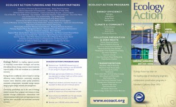 Brochure - Ecology Action