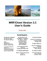 WRF/Chem Version 3.3 User's Guide - RUC - NOAA