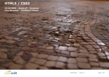 HTML5 / CSS3