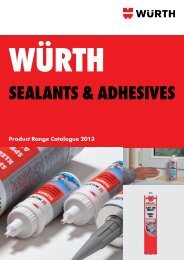 sealants & adhesives - Wuerth.ie